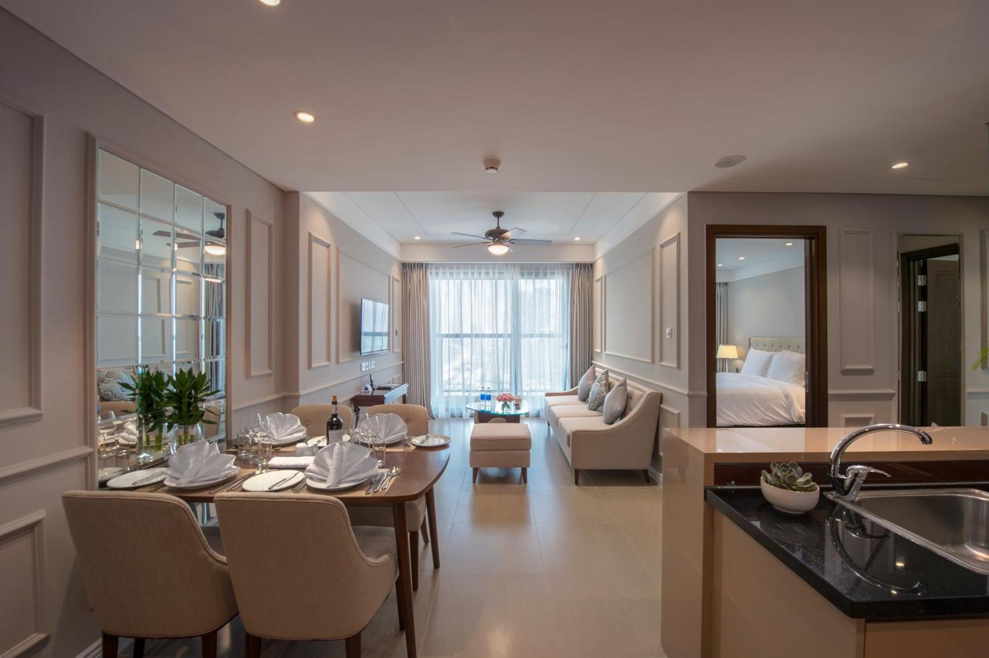 Luxury Beach Condo 5-Star, Rooftop Pool ดานัง ภายนอก รูปภาพ